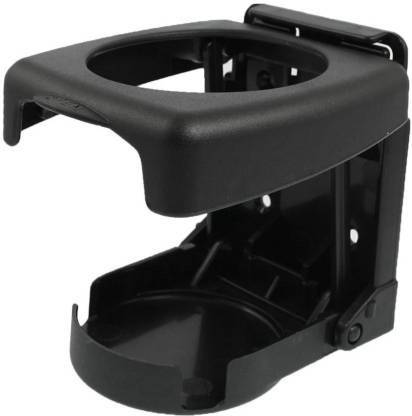 EliteAuto Foldable Multifunctional Bottle/Cup/Glass/Drink Holder universal Compatible with all cars/trucks/vans (Black) Car Bottle Holder