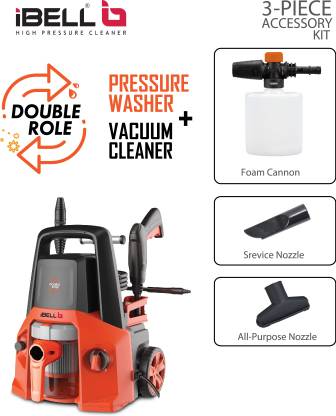 iBELL Double Role 3 in 1 Dry Car Vacuum Cleaner with Blower Electric Pressure Washer