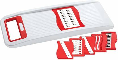 mitron 6 in 1 Multipurpose SLICERS & GRATERS Vegetable & Fruit Slicer Scraper Crusher Potato Grater & Slicer (Slicer, 6 Different Blade) Vegetable & Fruit Grater & Slicer