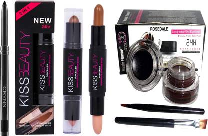 Crynn Smudge Proof Essentials Makeup HD18