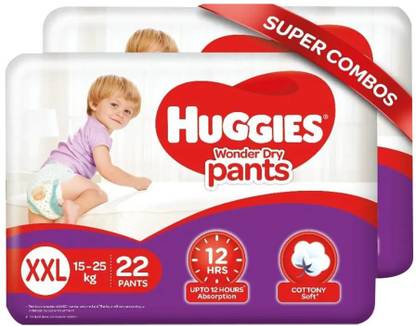 Huggies Wonder Pants Diapers (22+22) - XXL