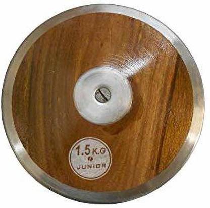 S R Sports A-Wooden Discuss Throw 1.5 kg Wooden Discus Throw Disc