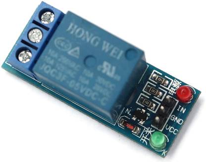 ERHIndia Single Channel 5v Relay Module with Isolation High Low Level Trigger (1 pcs) Electronic Components Electronic Hobby Kit