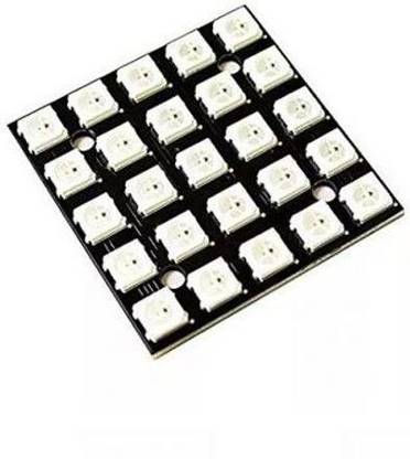 Prime Intact Ws 2812 B 5 X 5 Digit 5050 Rgb Led Full Color Drive 25-bit Light Development Board Mw Electronic Components Electronic Hobby Kit