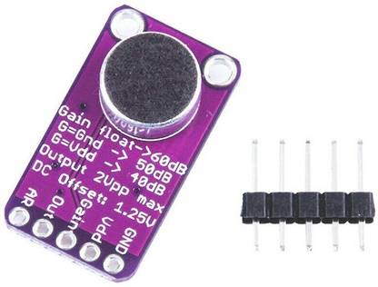 Flyrobo MAX9814 High Performance Microphone AGC Amplifier Module Electronic Components Electronic Hobby Kit