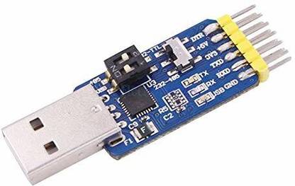 Flyrobo 6 in 1 CP2102 USB to TTL RS232 USB TTL to RS485 Mutual Convert Module Electronic Components Electronic Hobby Kit