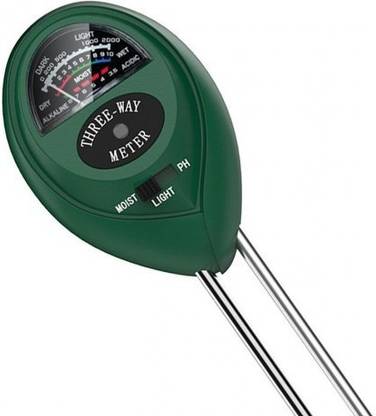 Flyrobo Three-Way Soil Meter For Moisture, Light Intensity and pH Testing Meter Electronic Components Electronic Hobby Kit