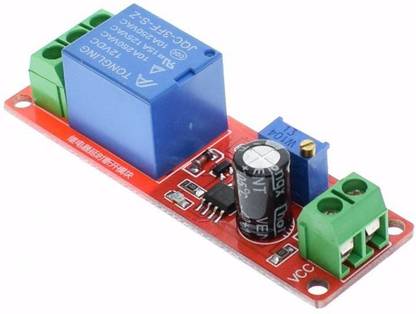 Flyrobo NE555 Delay Timer Switch Adjustable 12V Relay Module Electronic Components Electronic Hobby Kit
