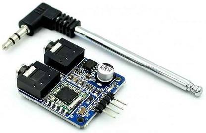 Flyrobo TEA5767 Stereo FM Radio Module with Detachable Antenna Electronic Components Electronic Hobby Kit