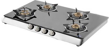 Kaff KC 69 4B AI SS (SBBJ Glass Automatic Gas Stove