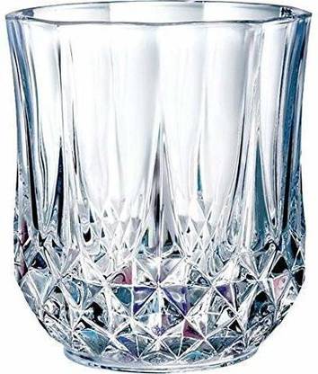 SkyKey (Pack of 6) Glass Made Curve Fine Crystal Whiskey Glass Set for Drinking Bourbon| Whisky| Scotch| Cocktails| Cognac|Old Fashioned Cocktail Tumbler Glass Set Whisky Glass