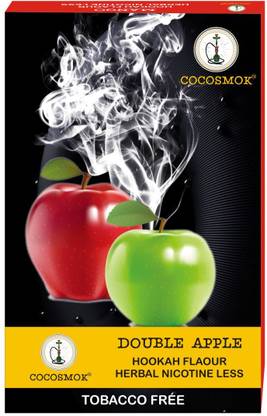 cocosmok DOUBLE APPLE HERBAL NICOTINE LESS. DOUBLE APPLE Hookah Flavor