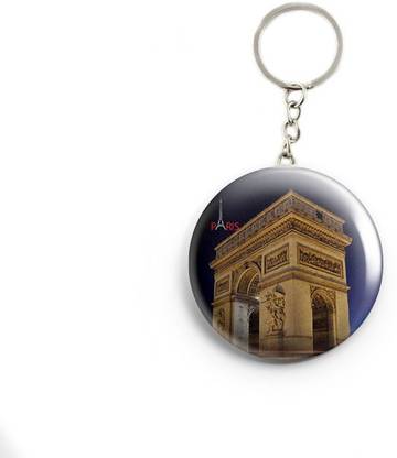 AVI Metal Keychain Paris France Arc de Triomphe R7002032 Key Chain