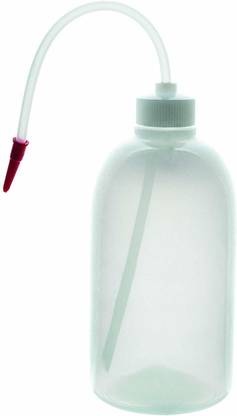 sky enterprise shop Sky-Squeeze Bottle Empty for Dispenser Bottle With Pipe Washing Cleaning Bottle for 500 ML Pack 1 Laboratory Dropper Bottle