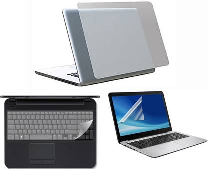 D.V TECH EXCLUSIVE PREMIUM3 IN 1 SET OF LAPTOP SCREEN GUARD, BACK LAPTOP LAMINATION AND LAPTOP KEYBOARD PROTECTOR PACK SUITABLE FOR 15.6 INCH Combo Set