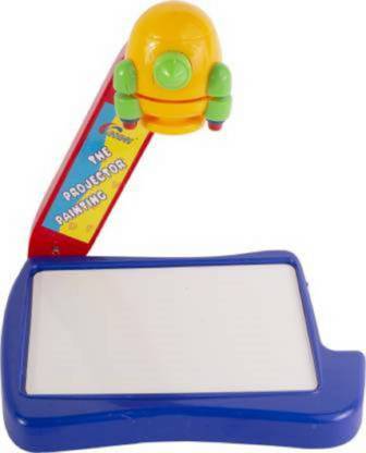 NIYAMAT Painting Toy Fun Learning Desk Set,Multi-Function Kids Electric Projector Lamp,Children Educational Development Drawing Toy Set