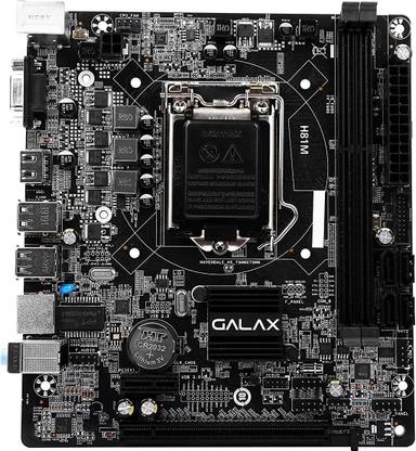 GALAX H81M AM4Socket ATX Intel H81 Express Chipset DDR3 Motherboard for Desktop