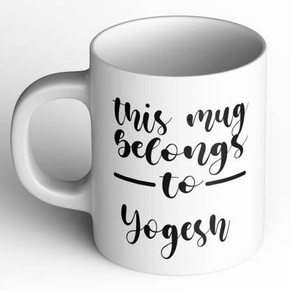 Abaronee Yogesh M001 Ceramic Coffee Mug