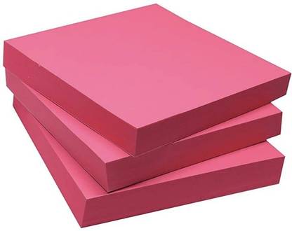 officekart NEON PINK Colour (Pack of 3, 240 Sticky Notes) 80 Sheets RS - PINK, 1 Colors
