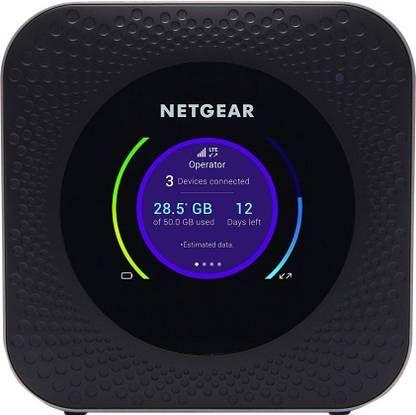 NETGEAR MR1100-100EUS 4G Router 2.4 GHz, 5 GHz 1000 Mbps Wifi Speed Dual Band NA