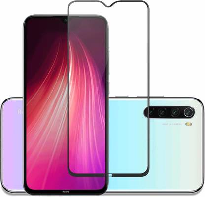 Amzio Edge To Edge Tempered Glass for Mi Redmi Note 8, Redmi Note 8, (6D)