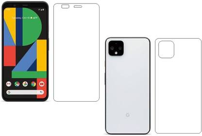 Mobilive Front and Back Screen Guard for Google Pixel 4