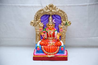 Paper Mache SRI KAMATCHI AMMAN PAPER MACHE DOLL Decorative Showpiece  -  43 cm