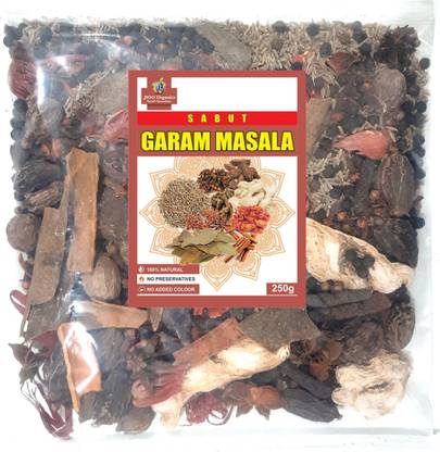 Jioo Organics Spices Sabut Mix Garam Masala , Whole Mix Garam Masala , Spices Garam Masala Saboot (Whole Non-Powdered Mixture) Khada Garam Masala Mix ,kadha Masala