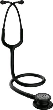 3M Littmann Classic III Monitoring Stethoscope, Black Edition Chestpiece, Black Tube, 27 inch, 5803 Classic III Stethoscope
