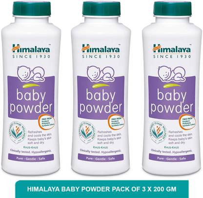 HIMALAYA Baby Powder | Baby Powder For Summer (pack of 3)200g