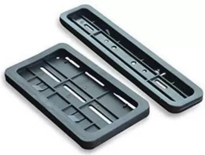 EliteAuto ABS Universal BIKE Number Plates Frame (Number Plates Holders) Front and Back for Bike (Universal Fitment for all Bikes)) Bike Number Plate