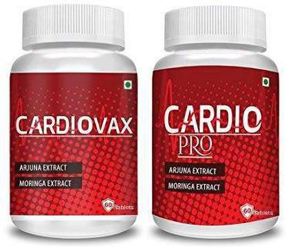 Vokin Biotech Natural Cardiovax 60 tablets + CardioPro 60 Pack of 2