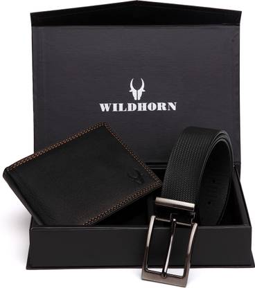 WILDHORN Wallet & Belt Combo