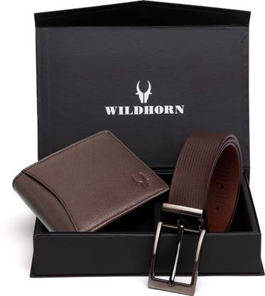 WILDHORN Wallet & Belt Combo