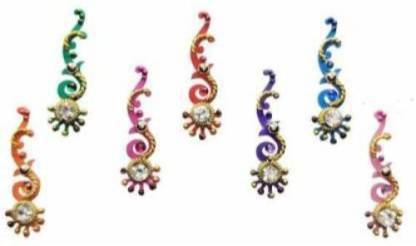 Antier Indian Traditional Designer Bindi Forehead Multicolor Bindis  (Indian Traditional Bindi) Forehead Multicolor Bindis