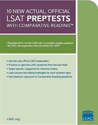 10 New Actual, Official LSAT Preptests with Comparative Reading