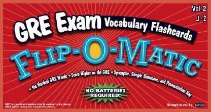 Kaplan GRE Exam Vocabulary Flashcards Flip-O-Matic J to Z