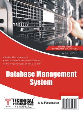 Database Management System for BE VTU Course 18 OBE & CBCS (V- CSE -18CS53)