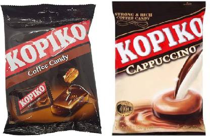 KOPIKO Cappuccino Candy And Coffee Candy (Combo 150g Each), 300g Cappuccino and Coffee Candy Candy