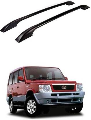 Dhe Best Car Rocket Stylish Drill Free Roof Rails (Black) (Set of 2) for Tata Sumo Grande Car Air Vent Trim