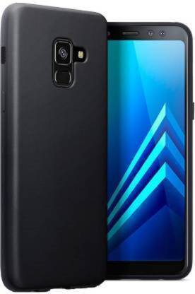 vmt stock Back Cover for Back Cover for Samsung Galaxy A5 2018 (Black, Shock Proof)