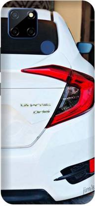 UMPRINT Back Cover for Realme Narzo 30A/RMX3171 Car Sports Car Printed Back Cover