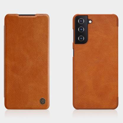 Nillkin Flip Cover for Samsung Galaxy S21 Plus S 21 Plus (6.7" Inch) Qin Flip Leather