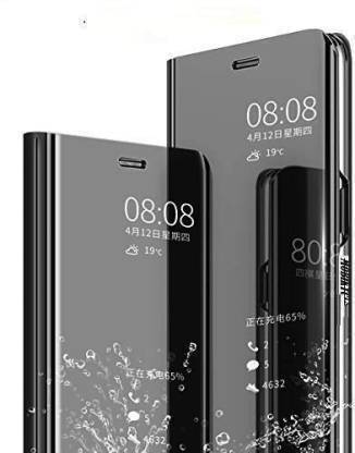 mobies Flip Cover for ONEPLUS NORD CE Luxury Mirror Clear View Flip Stand (SENSOR TOUCH IS NOT WORKING)