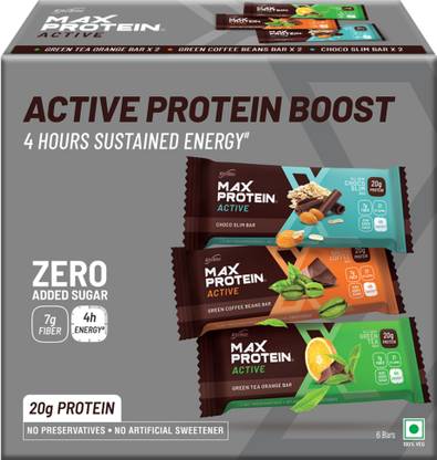 RiteBite Max Protein Active Assorted Bars Box