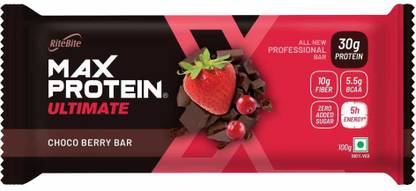 RiteBite Max Protein Ultimate Choco Berry Bar Box