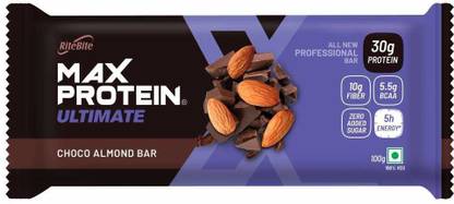 RiteBite Max Protein Ultimate Choco Almond Bar Box