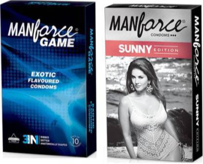 MANFORCE Sunny Edition Ribbed and Dotted Condom