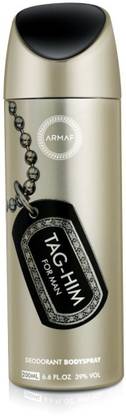 ARMAF TAG HIM BODY SPRAY Deodorant Spray - For Men