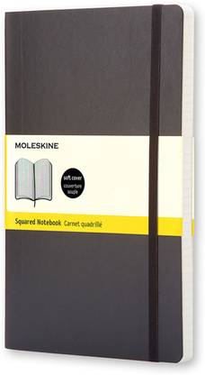 Moleskine Classic Soft Cover Pocket A4 Notebook Squared 240 Pages